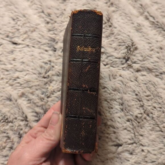 1895 Leather Danish Song Book - Picture 6 of 13